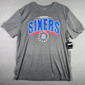 Nwt Joel Embiid T Shirt Adult Extra Large 76Ers Sixers Nba Graphic Tee Mens Xl
